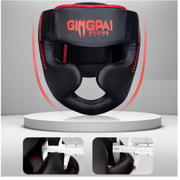 Boxing Helmet GINGPAI MMA Kick Boxing Karate Protective Head Gear