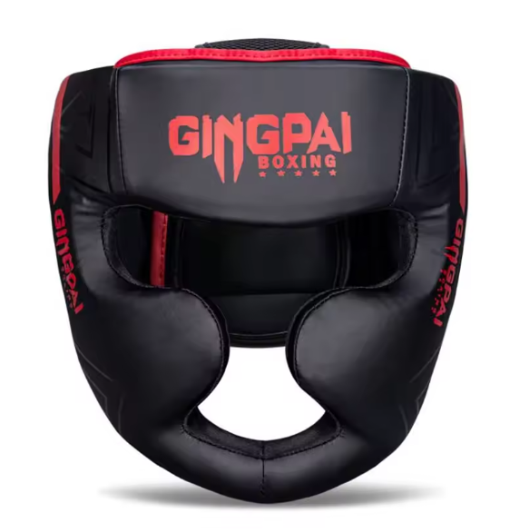 Boxing Helmet GINGPAI MMA Kick Boxing Karate Protective Head Gear_6