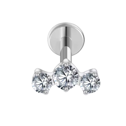 Labret marquise blanco
