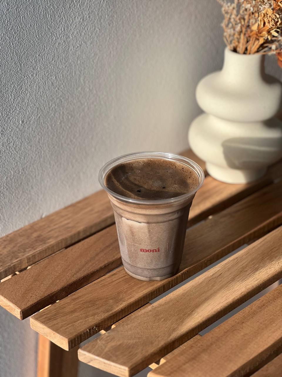 Iced Dark Hojicha Latte