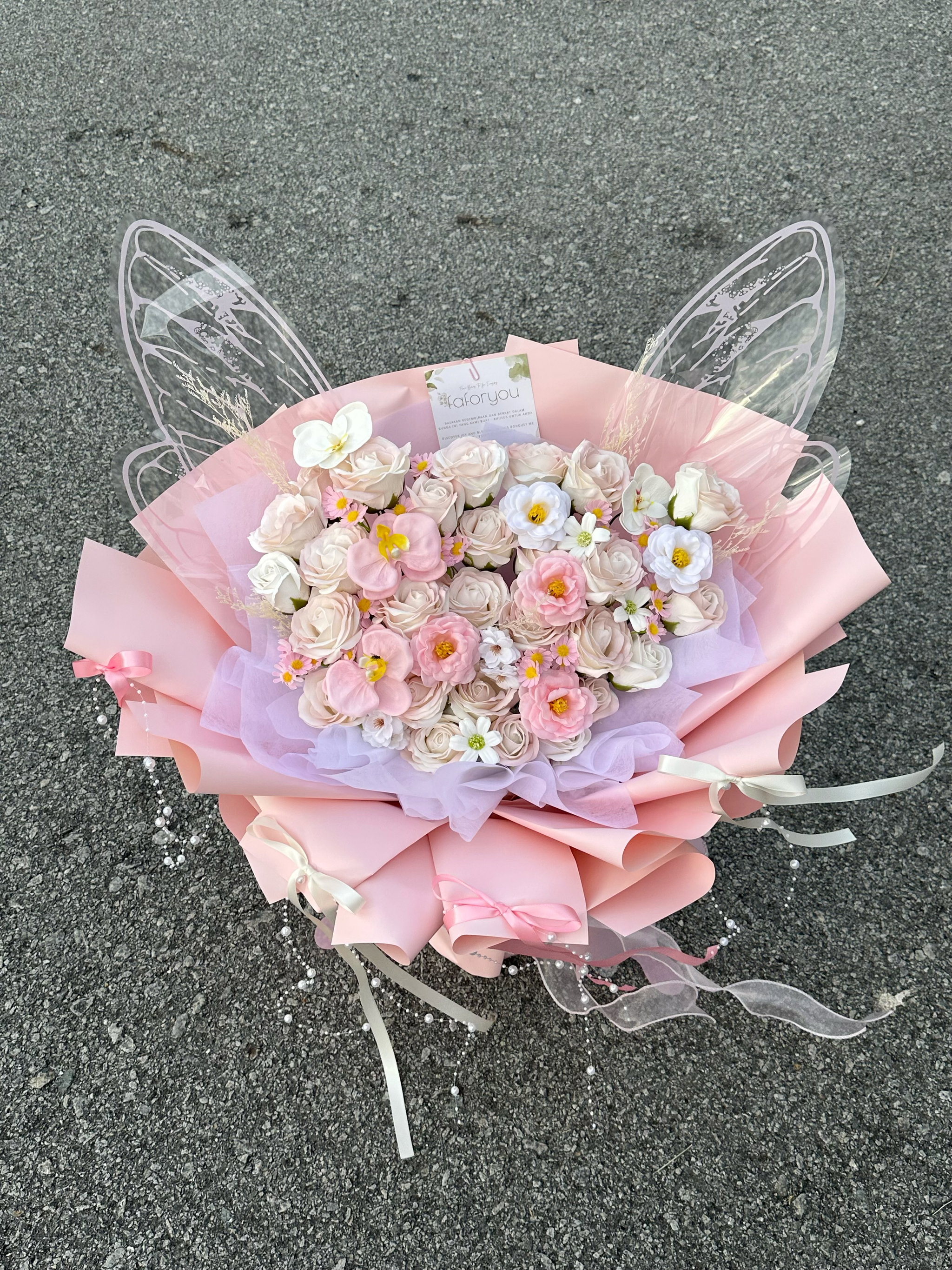 Pink Butterfly Bouquet (Big Size) _1
