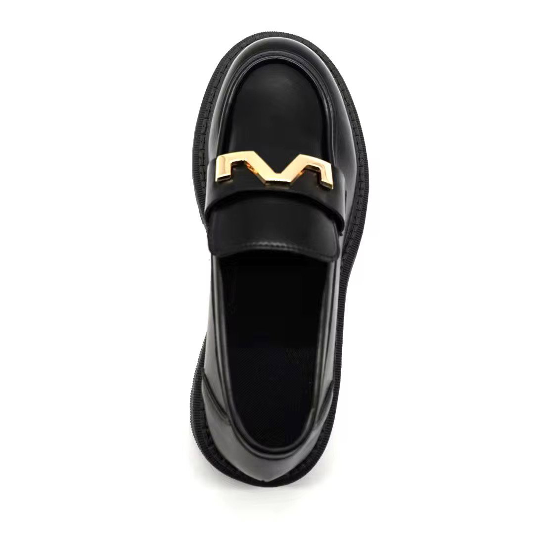 Classic Comfort Slip-On Women Shoes: Elegant and Practical PU Leather Office Shoes_0