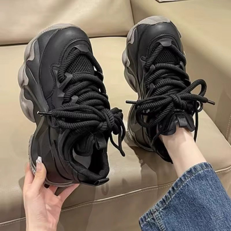 Dropshipping Custom Logo Chunky Shoes Women 2023 New Fashion Height_1