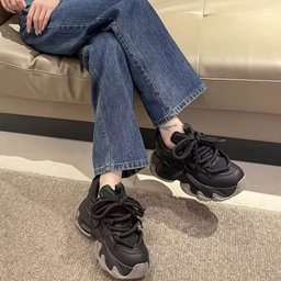Dropshipping Custom Logo Chunky Shoes Women 2023 New Fashion Height