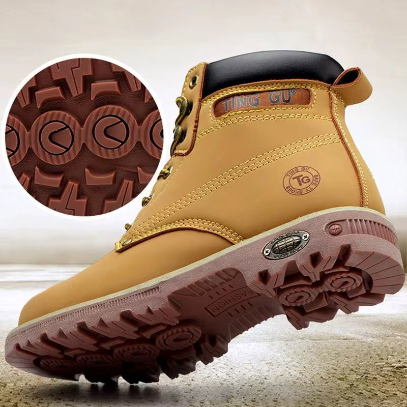 2023 New Style Four Seasons Anti-puncture Safety Shoes for Men High Quality Lightweight Safety Shoes for Worker_4