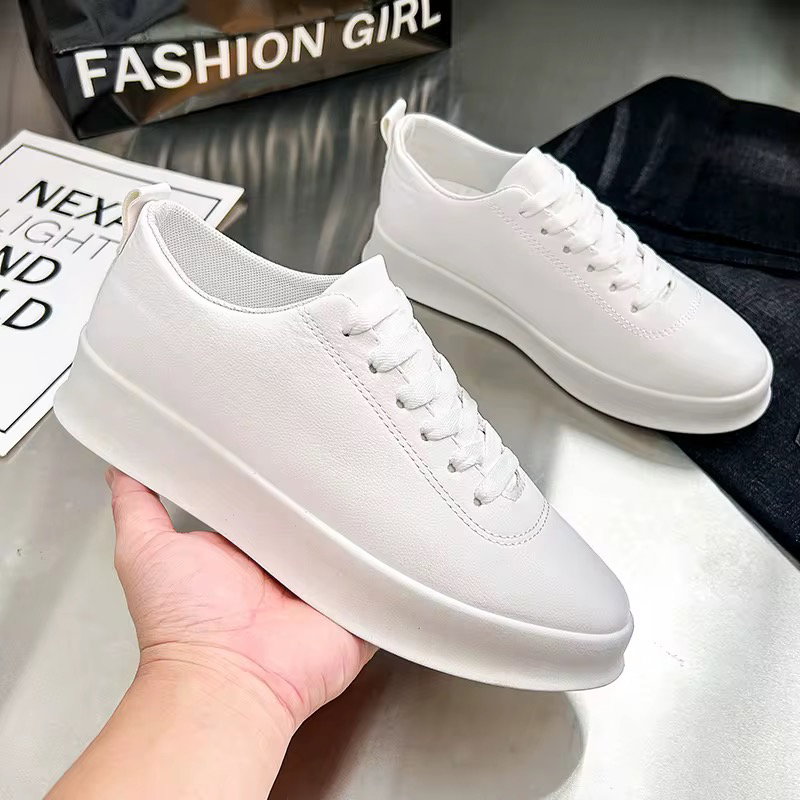 Mens Casual Lightweight Sports Running Shoes One Foot Sliding Board PU Insole Lazy Sports Lace Shoes Foreign Trade Cross-Border_1
