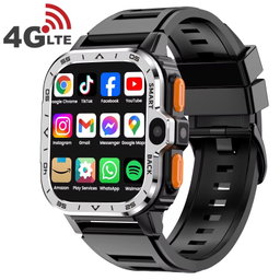 PGD 4G Android Smart Phone Watch RAM 4GB ROM 64GB SIM Card Dual Camera WiFi GPS Waterproof Heart Rate Smartwatch