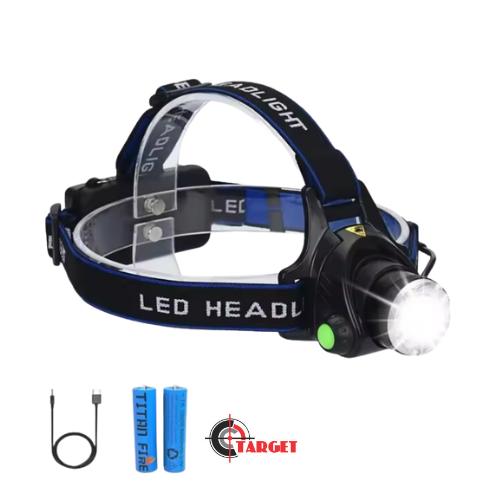 Rechargeable Headlamp / Motion Sensor / Led Flashlight/ Lantern /Waterproof Flashlight / Camping Portable Headlight_0
