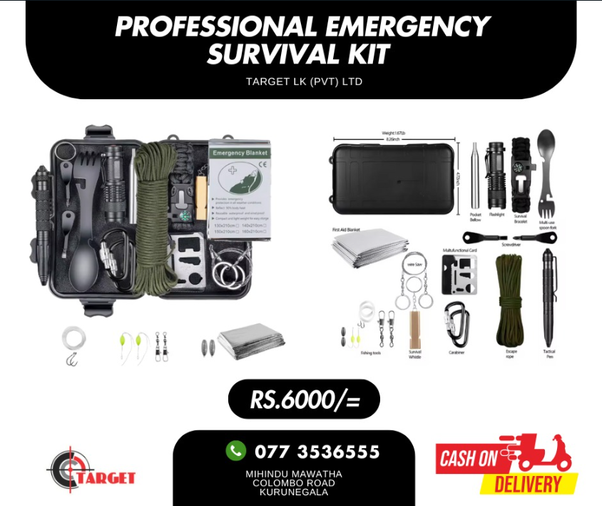 Professional Emergency Survival Kit / Camping /First Aid SOS /Wilderness Adventure_0