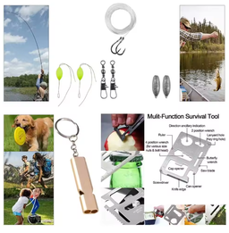 Professional Emergency Survival Kit / Camping /First Aid SOS /Wilderness Adventure