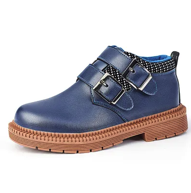 Blue Boys Casual Leather Footwear  _0