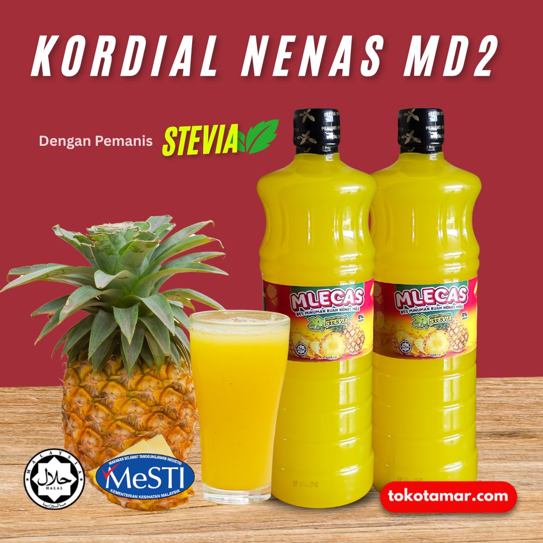 KORDIAL NENAS MD2  Dengan STEVIA