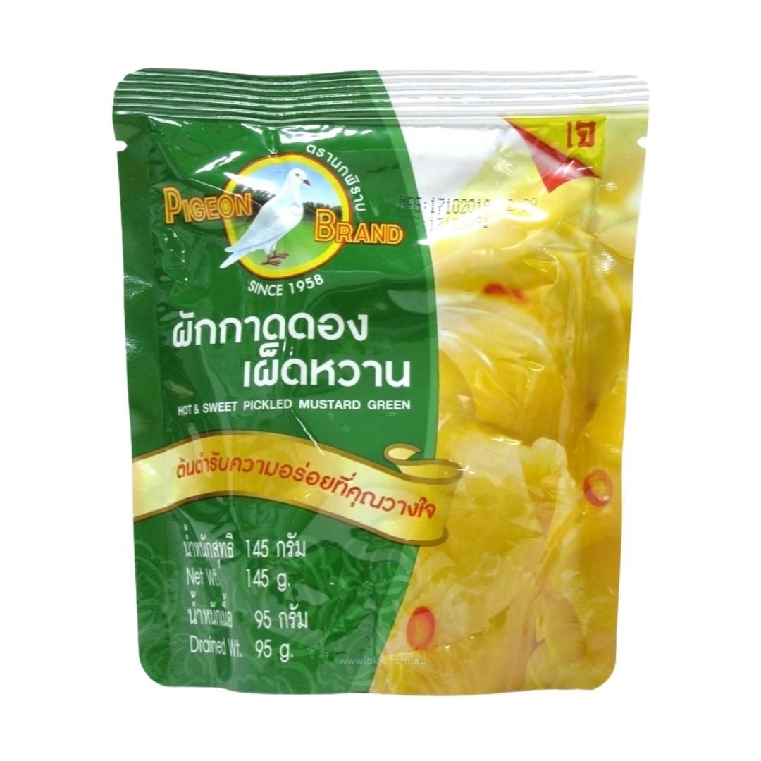 Hot & Sweet Pickled Musturd Green 145g_0