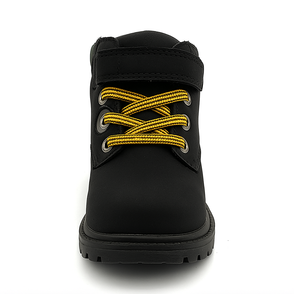 Waterproof Baby Leisure Safety Black Boots Shoes _1