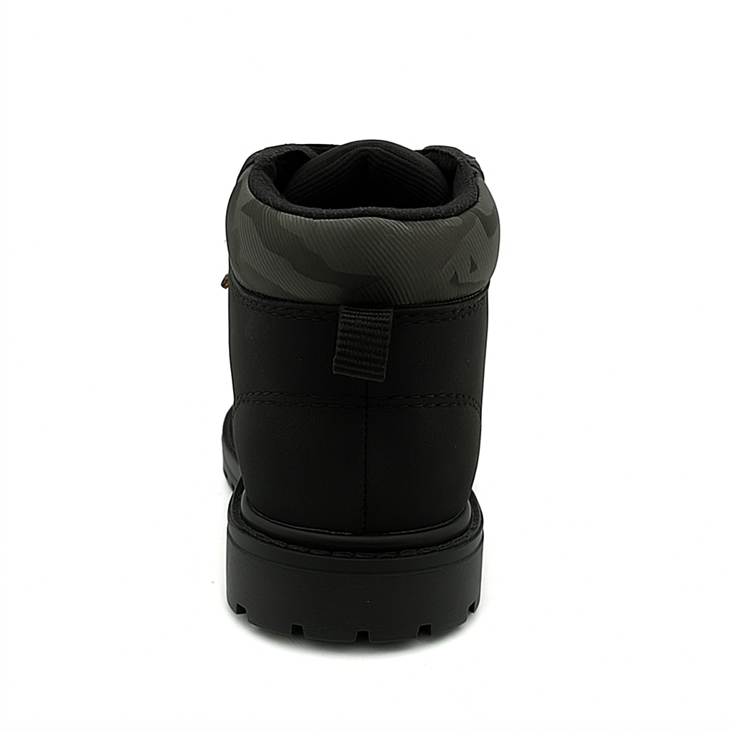Waterproof Baby Leisure Safety Black Boots Shoes _2