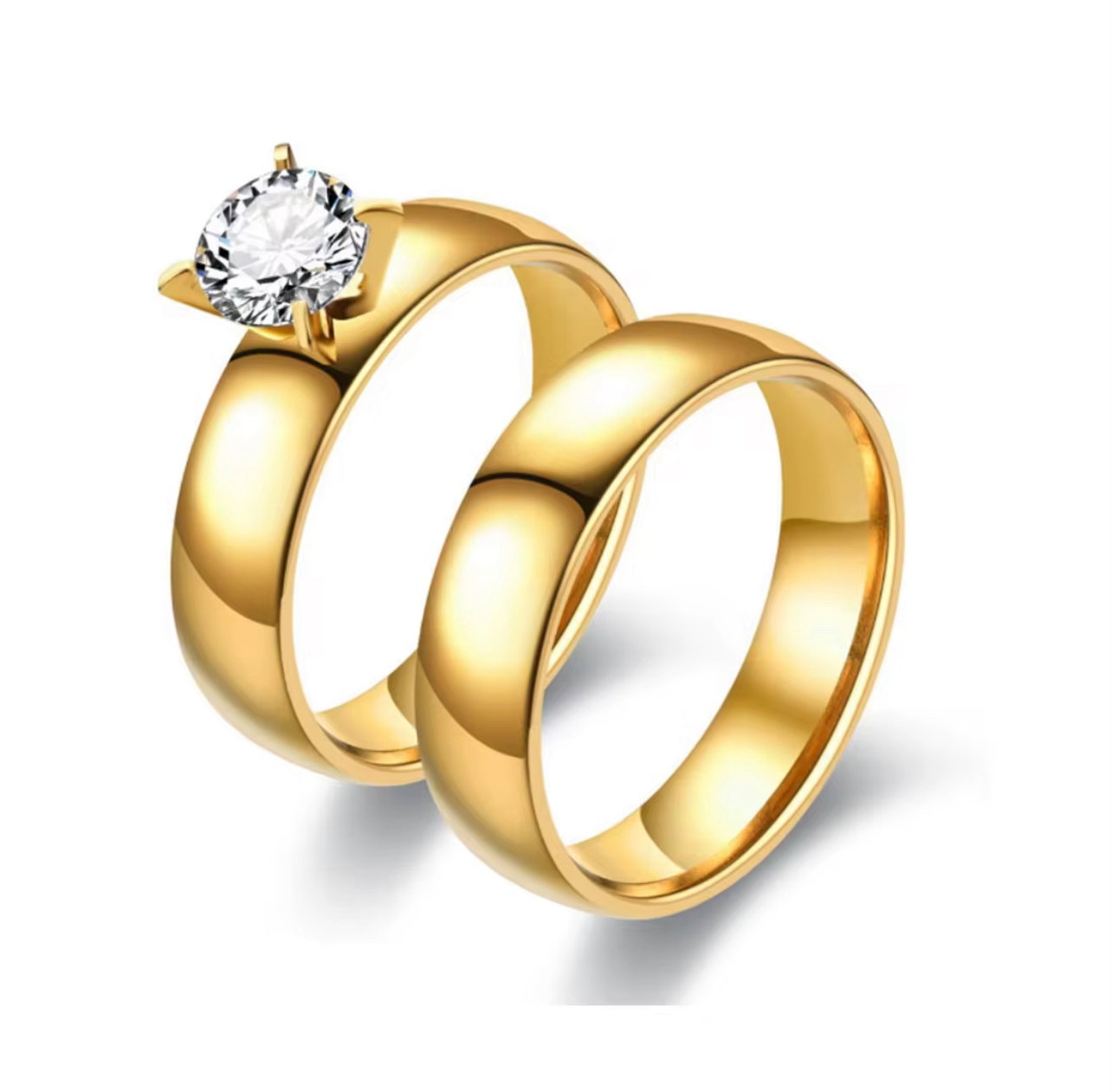 Bague couple ( ensemble de 2 bagues) haute qualité _0