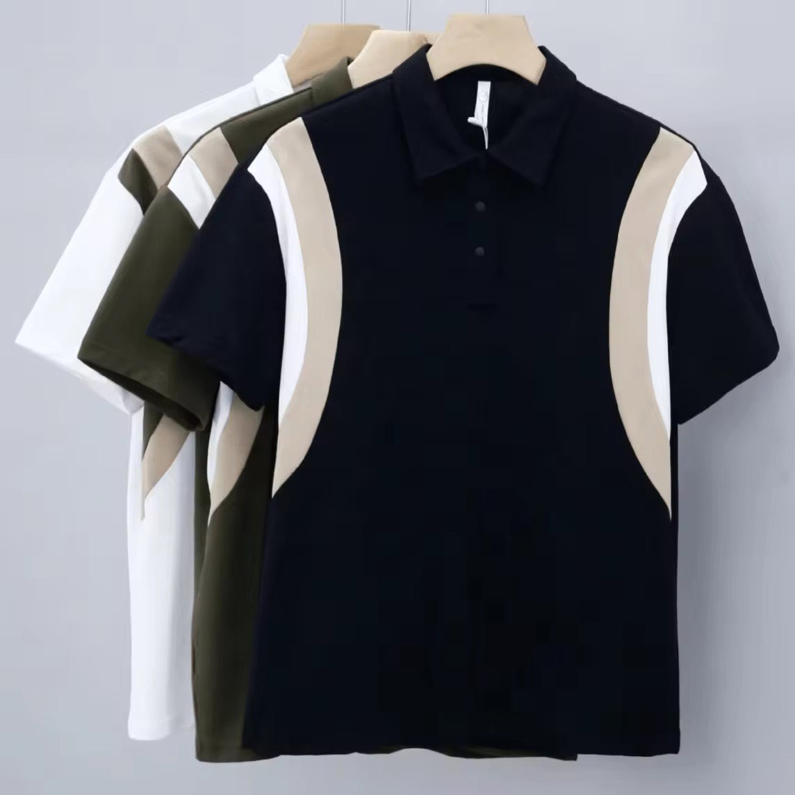 Wholesale of Men's 2024 New Business Polo Shirts Polo T-shirts and Short Sleeves_3