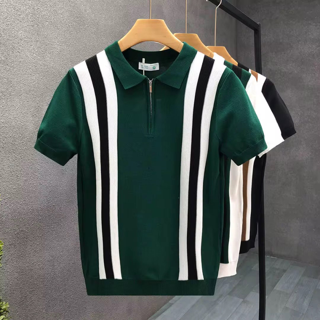 Wholesale of Men's 2024 New Business Polo Shirts Polo T-shirts and Short Sleeves_2