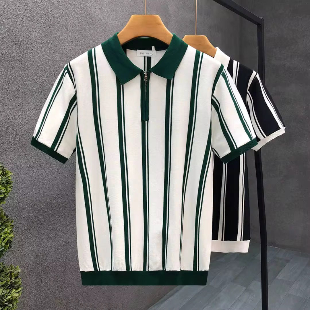 Wholesale of Men's 2024 New Business Polo Shirts Polo T-shirts and Short Sleeves_0