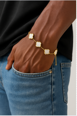 Bracelet Or Blanc