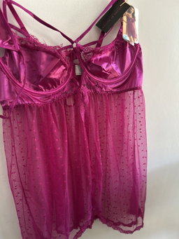 Flirty Fuchsia baby doll  sleep wear