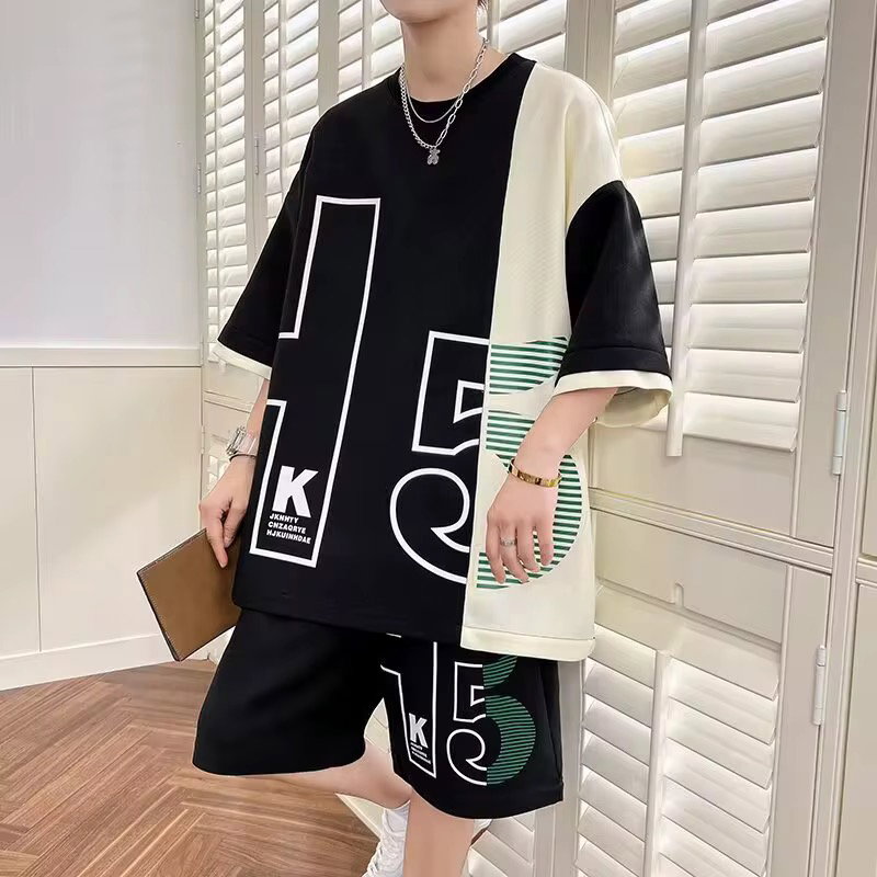 T shirt Lose causal short _7