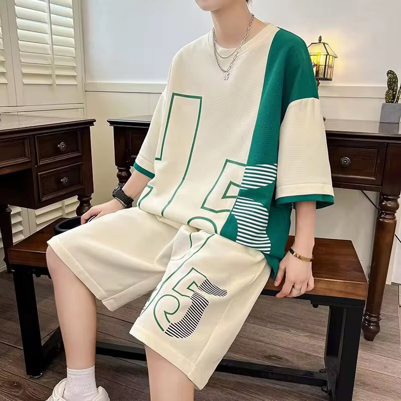 T shirt Lose causal short _5