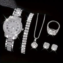 Best Selling Luxury Women's Quartz Watch Full Diamond Bracelet Roman Numeral Alloy Case-Casual Style 32mm Dial Diameter Hangzhou