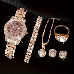 Best Selling Luxury Women's Quartz Watch Full Diamond Bracelet Roman Numeral Alloy Case-Casual Style 32mm Dial Diameter Hangzhou