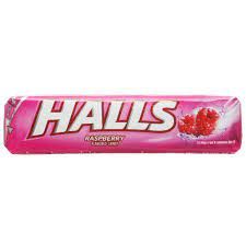 Halls Raspberry Flv. Candy 27.9gm