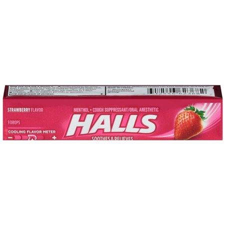 Halls Strawberry and Menthol flv. 27.9g_0