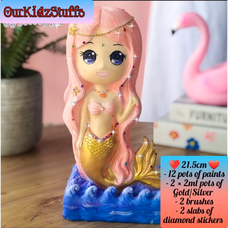 DIY Piggybank Coin Bank Painting - Girls Edition_5