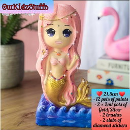 DIY Piggybank Coin Bank Painting - Girls Edition