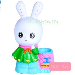Children's Coin Bank /Piggy Bank with Stationary Holder Painting