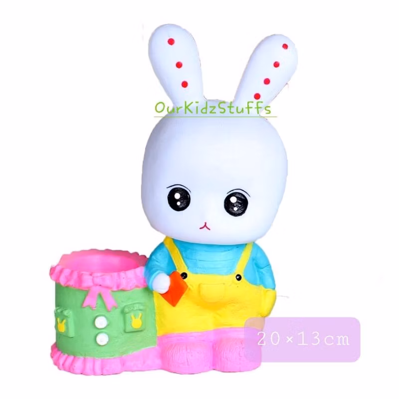 Children's Coin Bank /Piggy Bank with Stationary Holder Painting_7