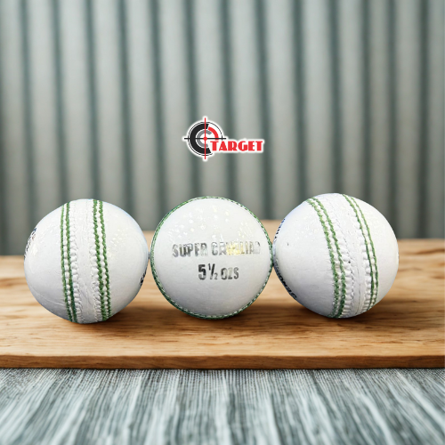 GRAYNICOLLS Super Cavalier Red and White 5 1/2 Cricket ball leather ball Original_2