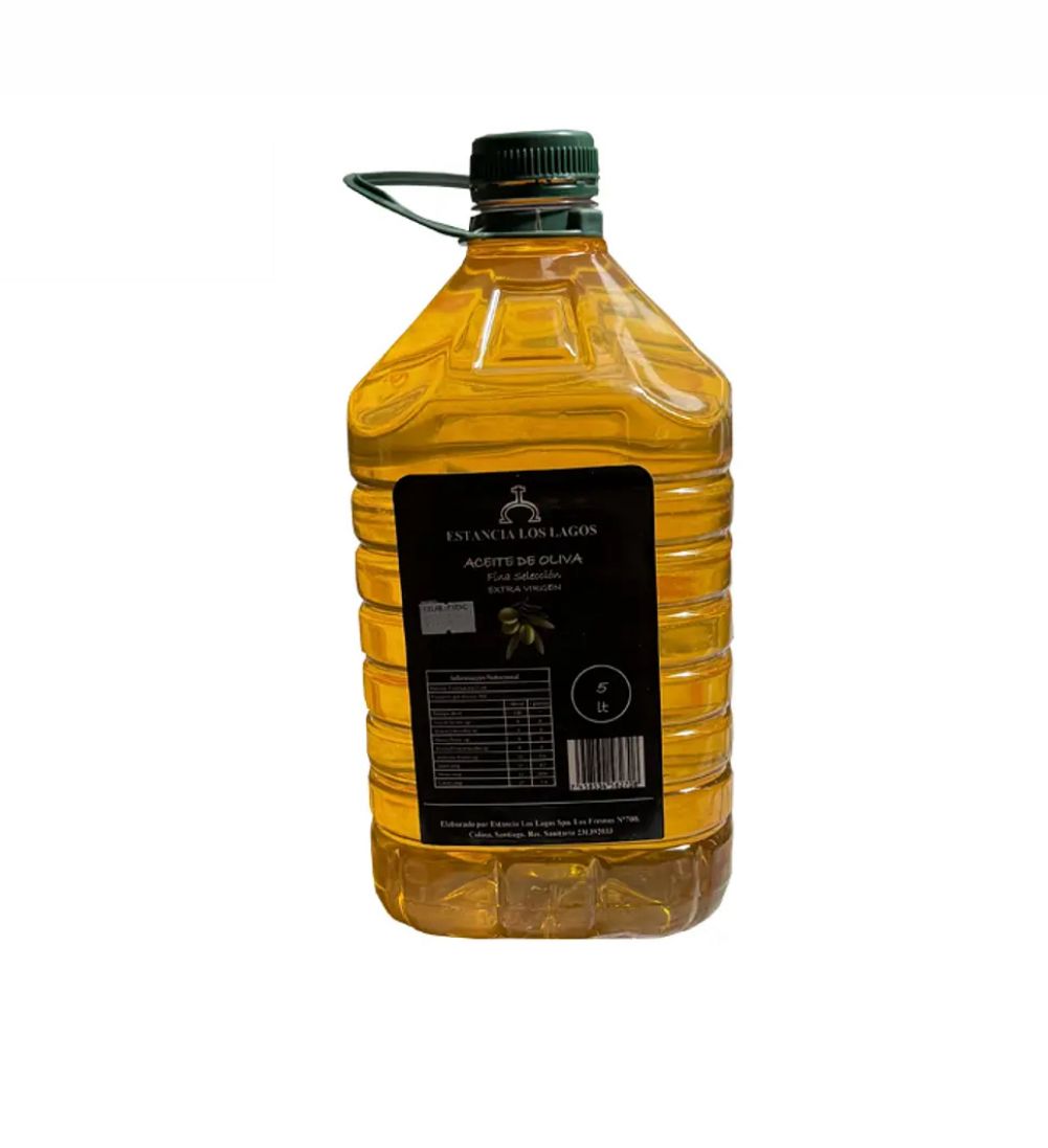 Aceite Oliva Extra Virgen Estancia Los Lagos,  5 lts_0