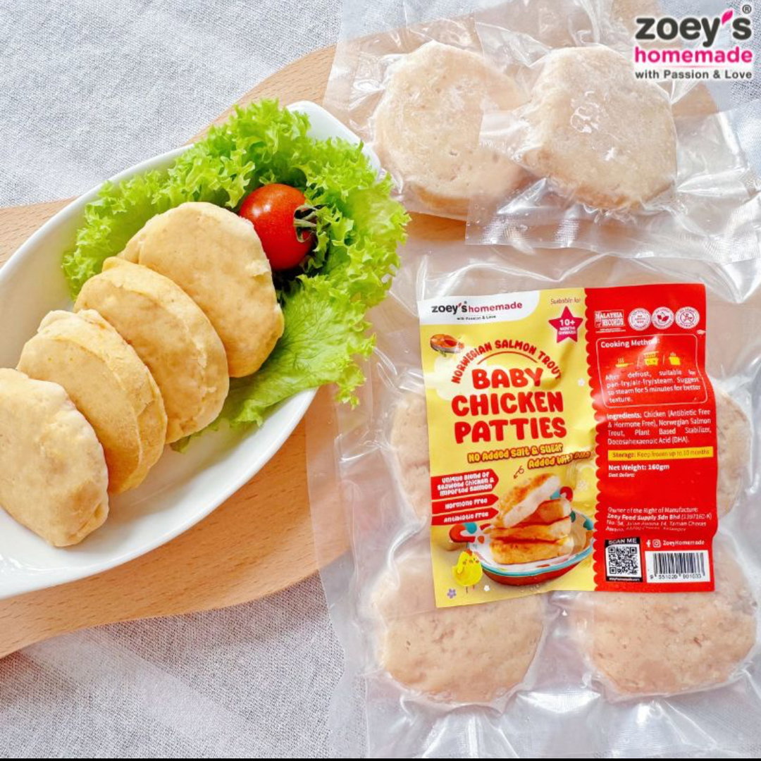 Zoey Baby Salmon Chicken Patties (4pcs)