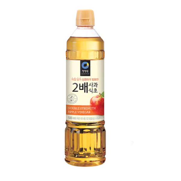 청정원 2배사과식초 APPLE VINEGAR(HIGH ACIDITY) 500ml