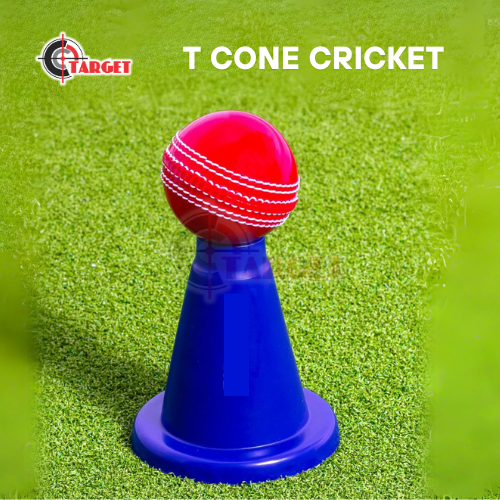 T Cone Rubber Cricket Training Practice cone Batting Tee_0