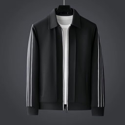 Ohsisa 2025 Spring and Autumn Sports Set Casual Collar Long Sleeve Zipper Cardigan Sweatshirt Loose Sport Two Piece Set