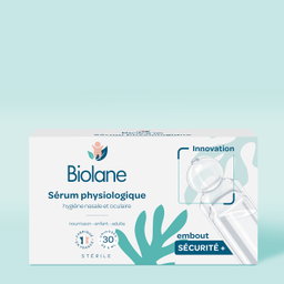 Biolane Sérum physiologique en unidoses, 30 unités