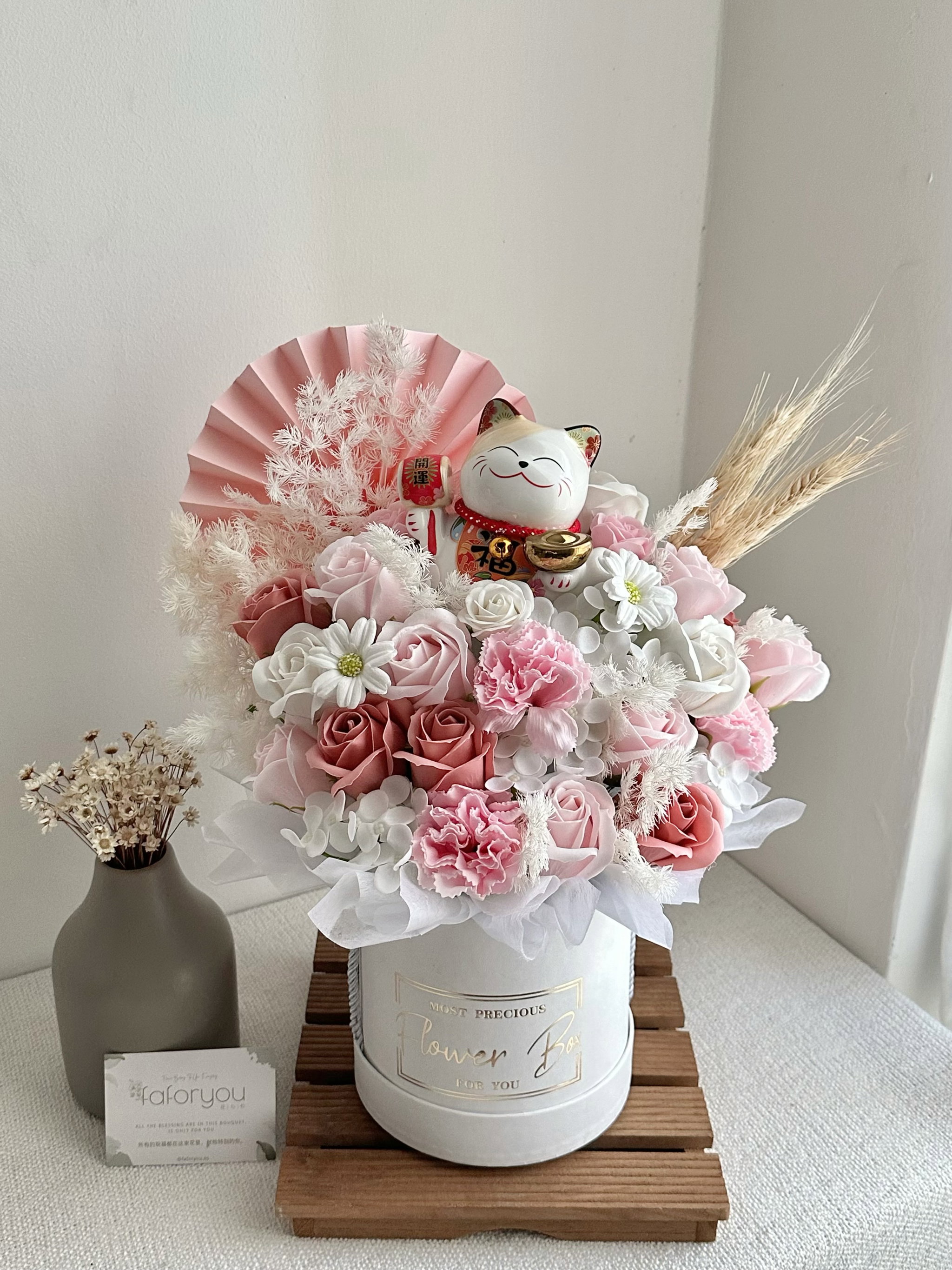 Lucky Cat Grand Opening Flower Box _0