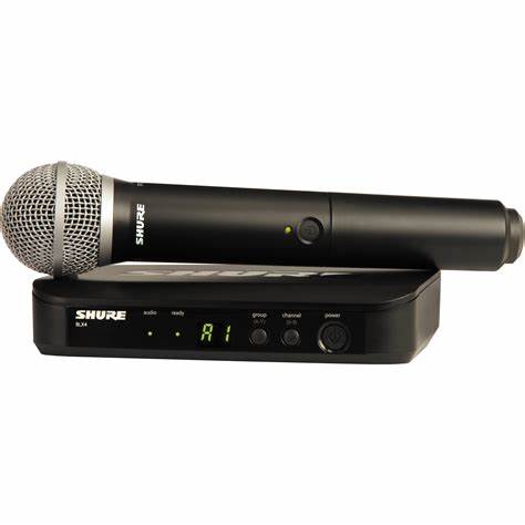 MICRO PG58 SANS FIL – SYSTÈME SHURE BLX24/PG58