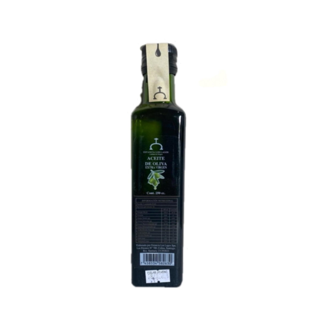 Aceite Oliva Extra Virgen Estancia Los Lagos, 250 cc x caja
