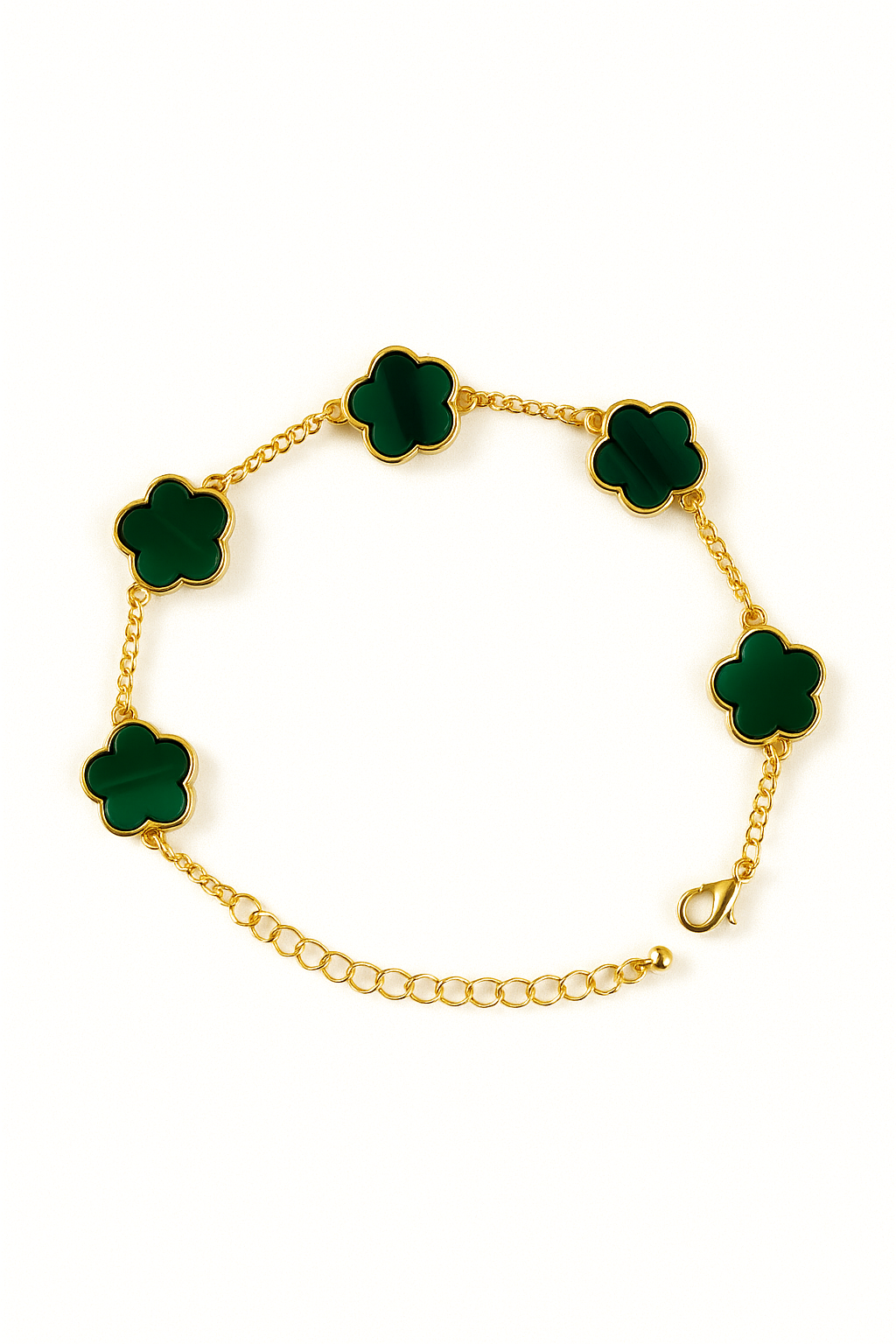 Bracelet Médaillon Vert
