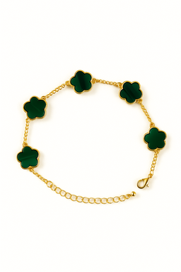 Bracelet Médaillon Vert