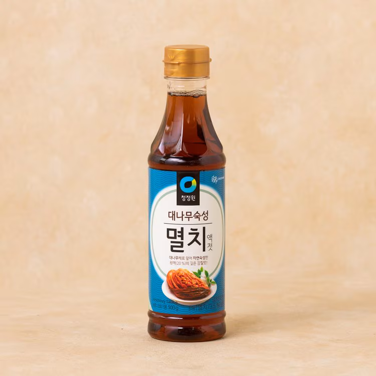 청정원 대나무 숙성 멸치액젓 Anchovy Fish Sauce 500g