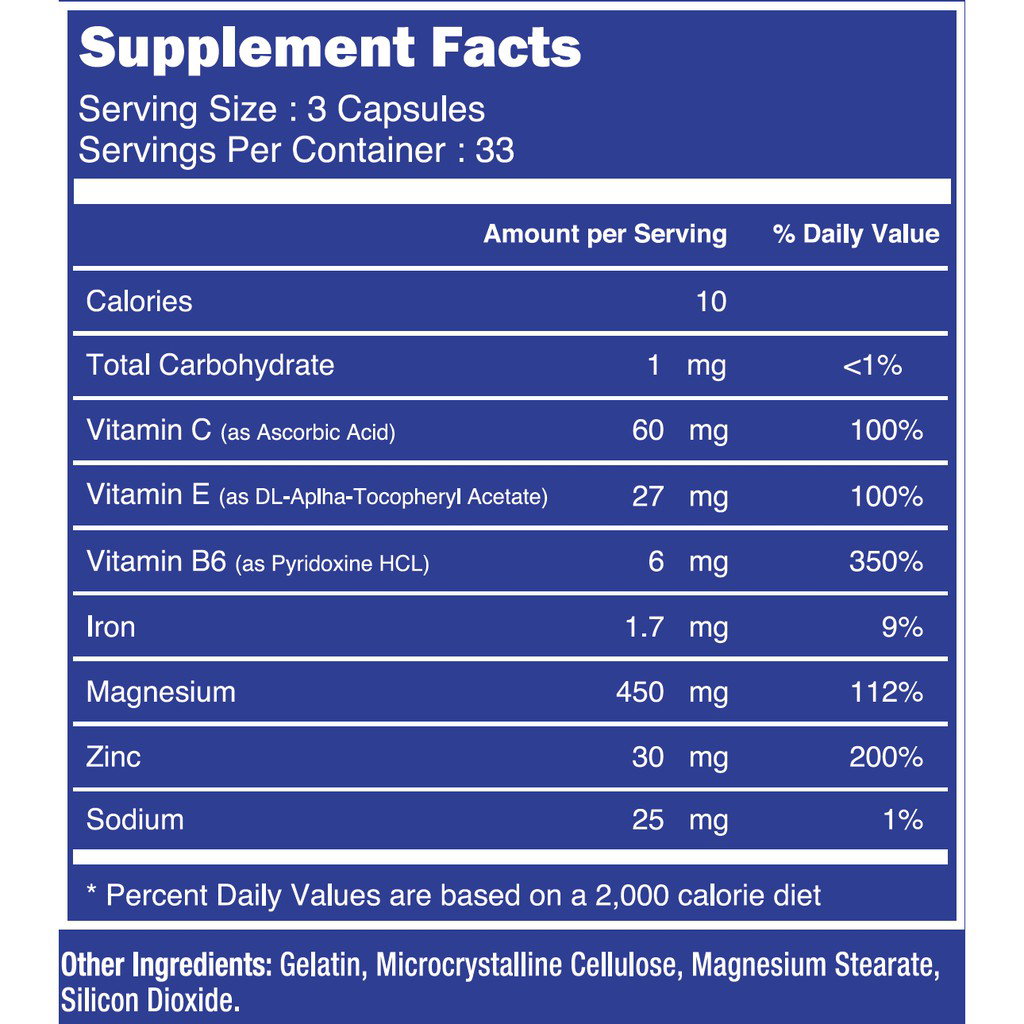 BAAM!!™ ZMA (100 Caps) | Zinc, Magnesium & Vitamin B6 | Sleep, Recovery & Hormonal Support | Muscle Growth Performance_3