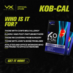 VITMINUTE KoB-CAL (15 / 30 Capsules) | Bone Strength Formula, Joint Support & Flexibility, Calcium + Vitamin D